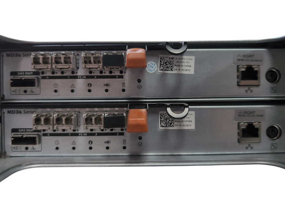DELL PowerVault MD3620F 24 BAY Storage Array w/ 2x Controller 0CG87V & 2x PSU