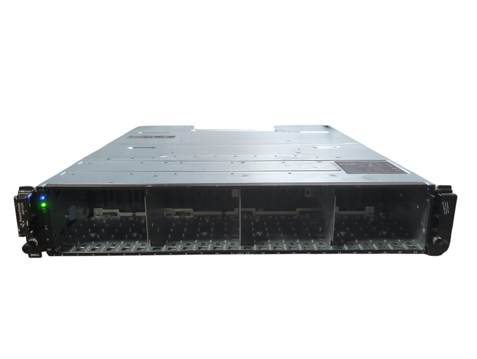 Dell PowerVault MD1220 24-Bay Storage Array w/ 2x Controller 03DJRJ & 2x PSU