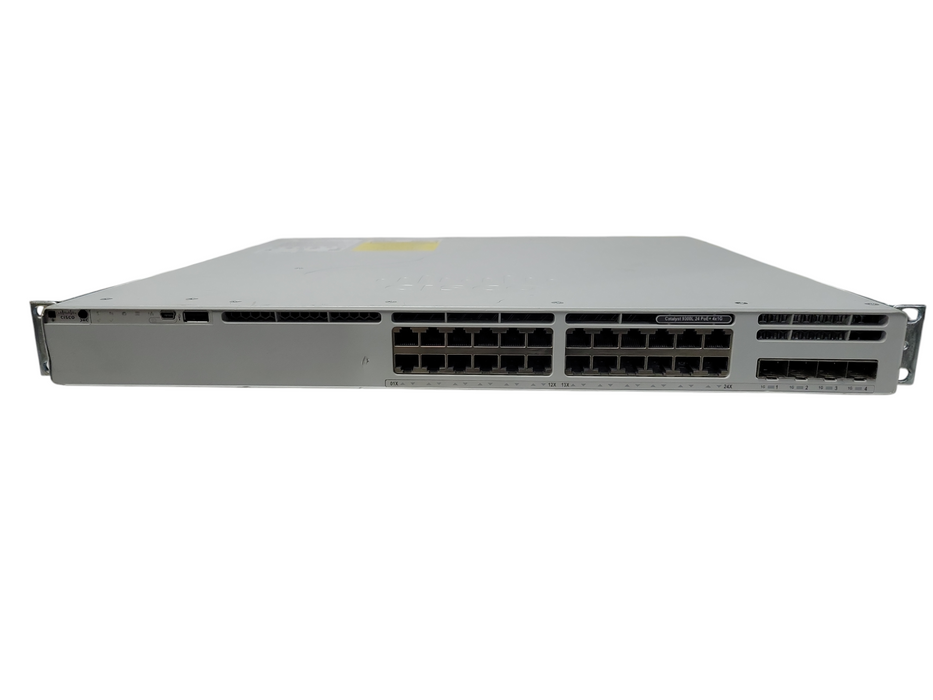 Cisco Catalyst C9300L-24P-4G-E 24-Port PoE+ Network Switch w/ 2x PSU