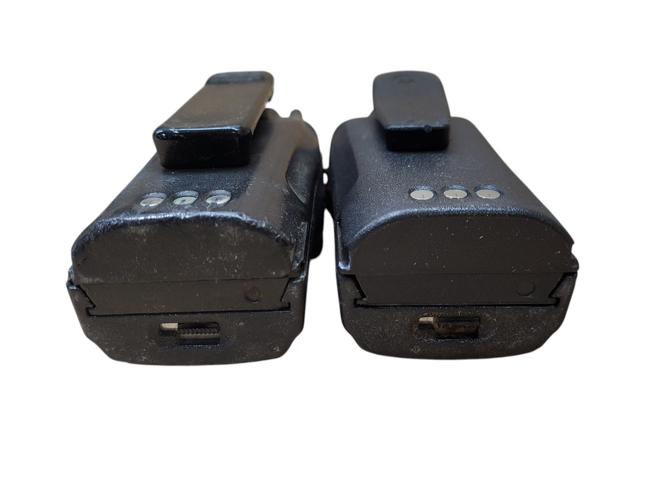 Lot of 2x Motorola CP200 4 Channel UHF Radios 438-470 MHz L2 w/ AC, cradle