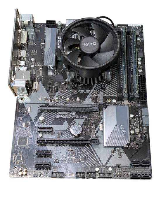 ASUS PRIME B450-PLUS AMD Ryzen 7 2700X 16GB RAM Motherboard Combo