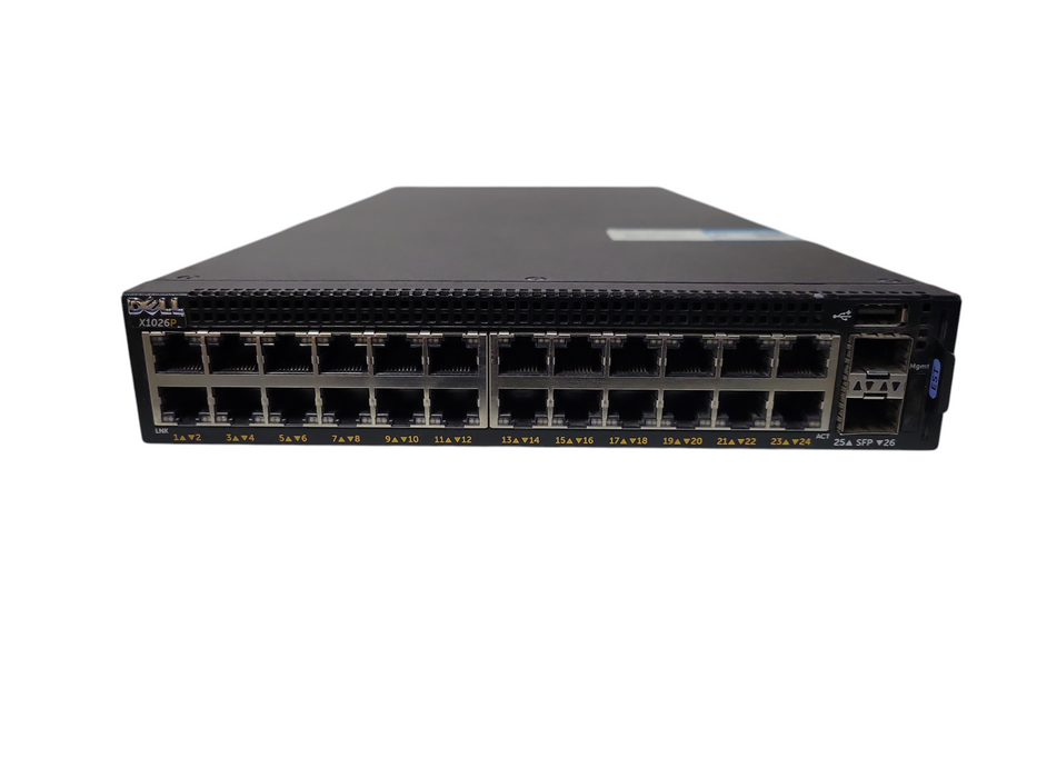 Dell X1026P E11W | 24 Port Gigabit PoE 2x SFP Smart Managed Switch
