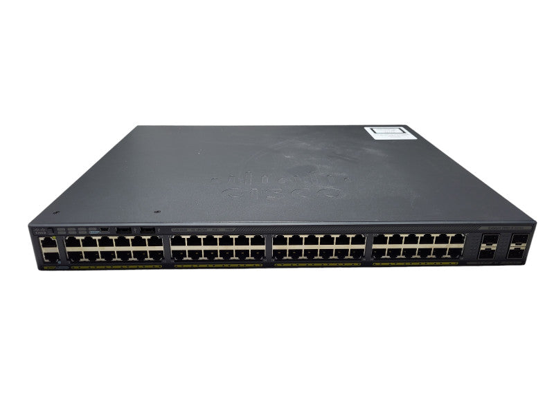 Cisco WS-C2960X-48FPS-L 48-Port Gigabit PoE+ Switch 4xSFP Q