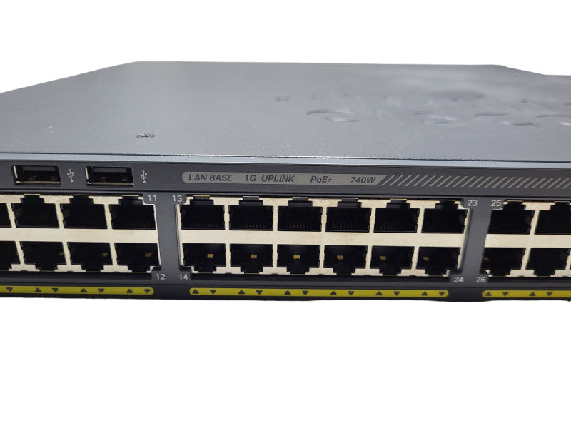 Cisco WS-C2960X-48FPS-L 48-Port Gigabit PoE+ Switch 4xSFP Q