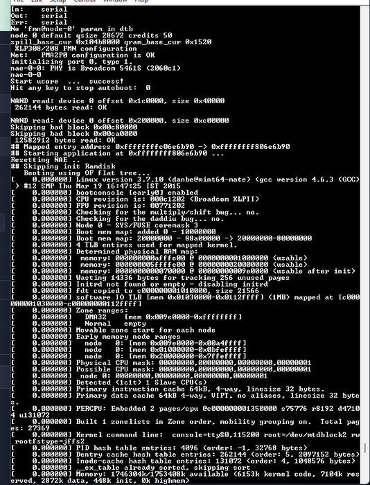 Broadcom BCM968620XE Platform READ