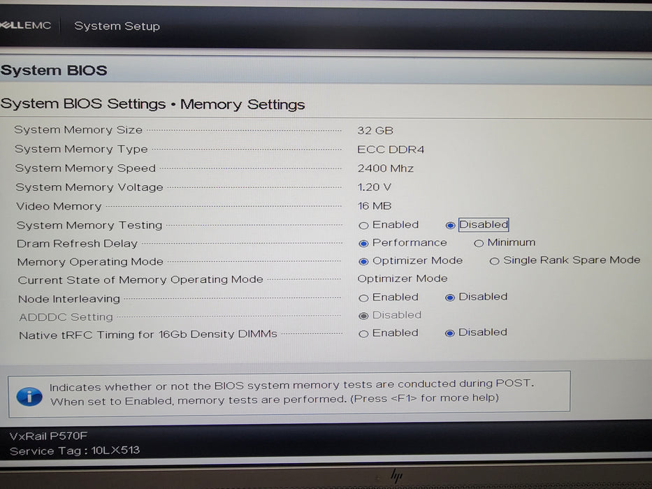 Dell VxRail P570F, 2x Xeon Platnium 8268 2.9GHz 24-Cores 32GB, HBA330, 2x PSU