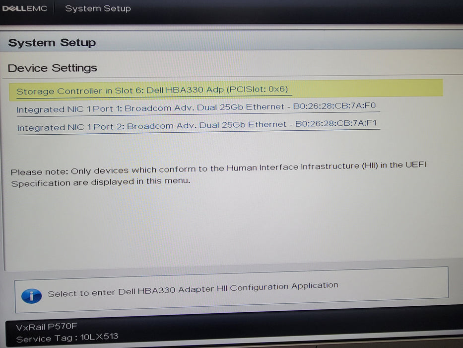 Dell VxRail P570F, 2x Xeon Platnium 8268 2.9GHz 24-Cores 32GB, HBA330, 2x PSU