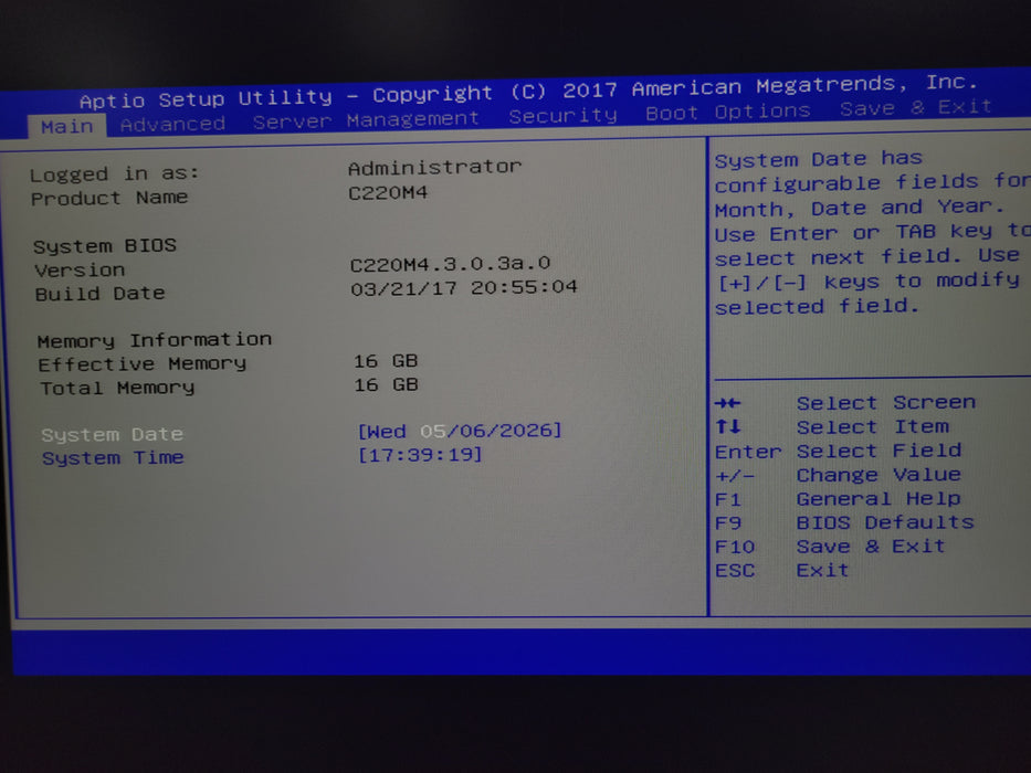Cisco C220 M4 Intel Xeon E5-2620v3 2.40GHz 16GB DDR4, 1x PSU, 8x 2.5" HDD Bays