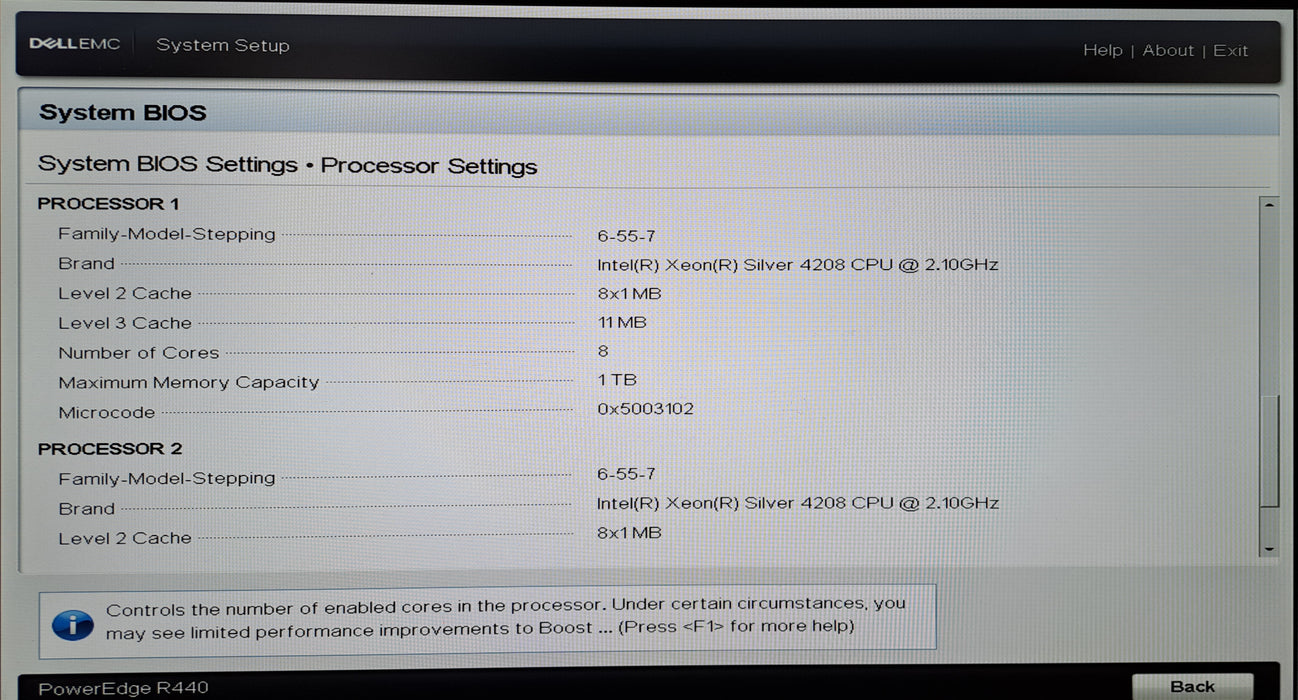 Dell PowerEdge R440 4x 3.5" | 2x Xeon Silver 4208 @2.10GHz, 32GB DDR4, PERC H330