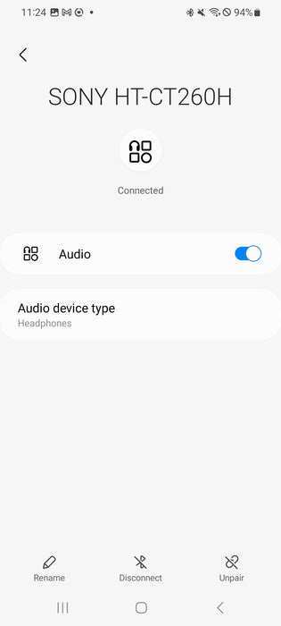 Sony SA-CT260H Active Speaker System Bluetooth soundbar