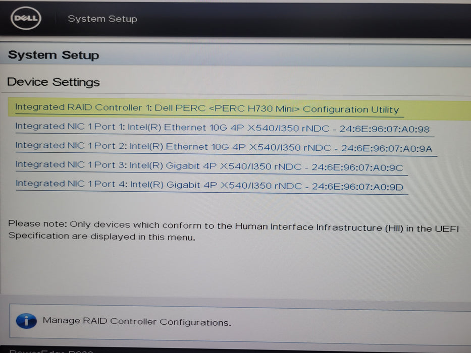 Dell PE R630 1U 8x2.5", 2x Xeon E5-2680v4 2.40GHz 14C, 16GB DDR4, PERC H730 Mini