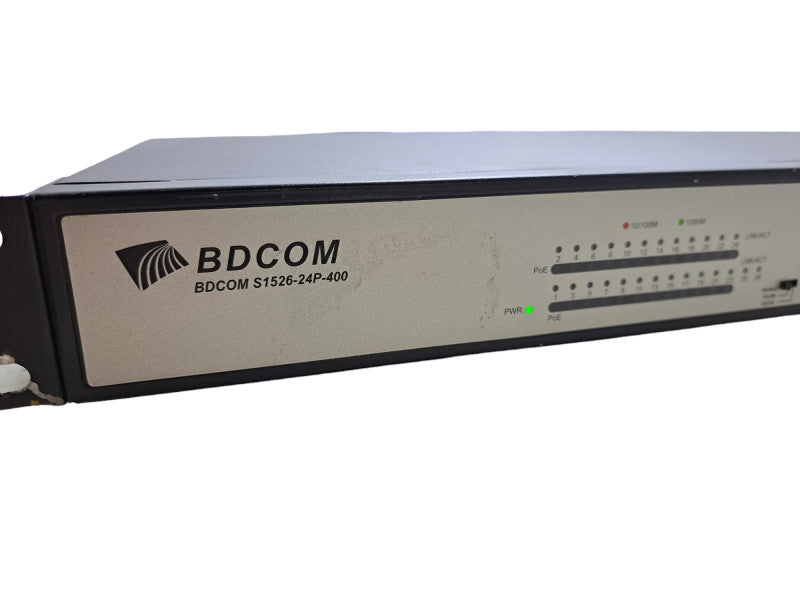 BDCOM S1526-24P-400 | 26-Port Gigabit PoE+ Network Switch | 2x SFP