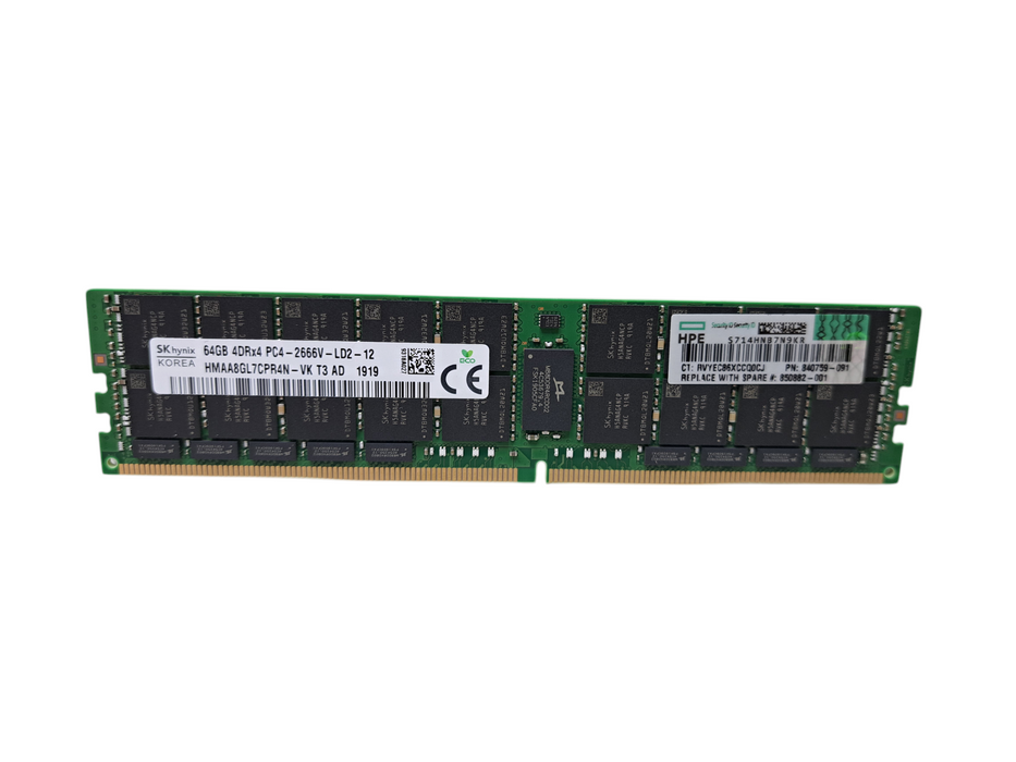SK Hynix 64GB 4DRx4 PC4-2666V-LD2-12 | DDR4 Server Memory HMAA8GL7CPR4N-VK