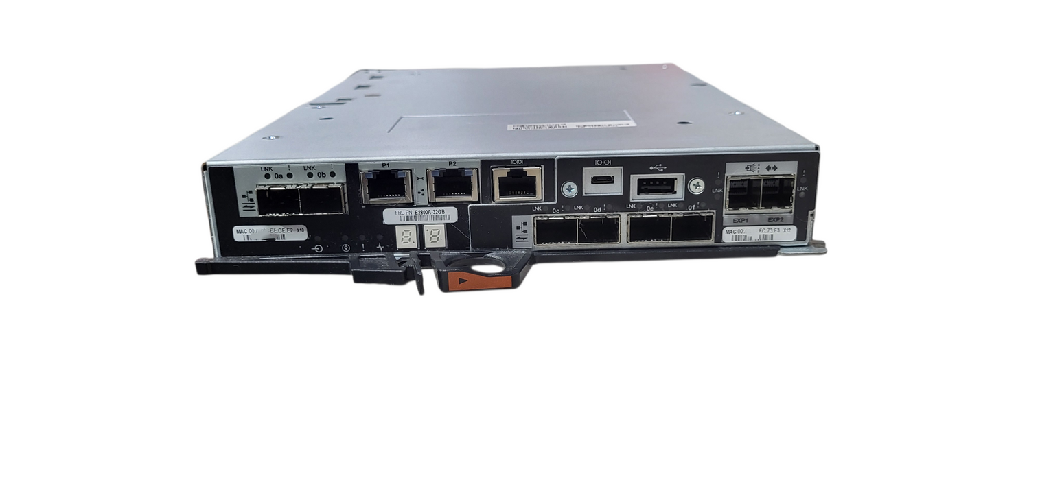 NetApp E2800A Storage Controller – 32GB DDR4 Cache/RAM