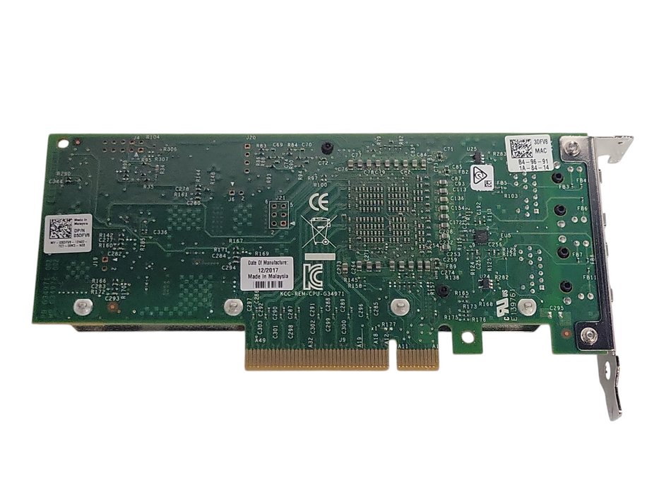 INTEL DELL X540-T2 CONVERGED Dual Port 10Gb Network 03DFV8 LP bracket