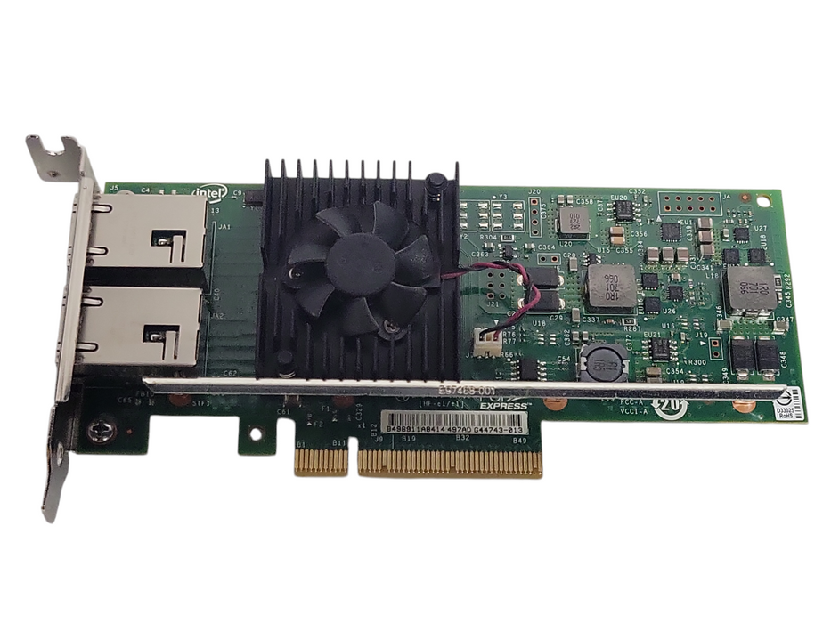 INTEL DELL X540-T2 CONVERGED Dual Port 10Gb Network 03DFV8 LP bracket