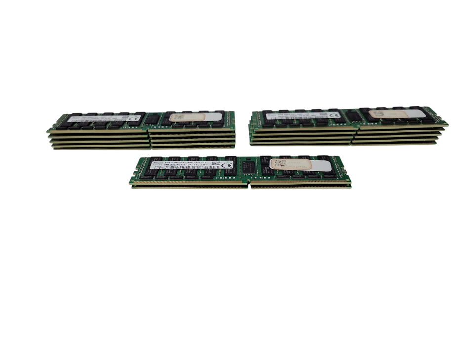 LOT og 12x SK hinyx 64GB 4DRX4 PC4-2400T-LD2-11 Server Ram