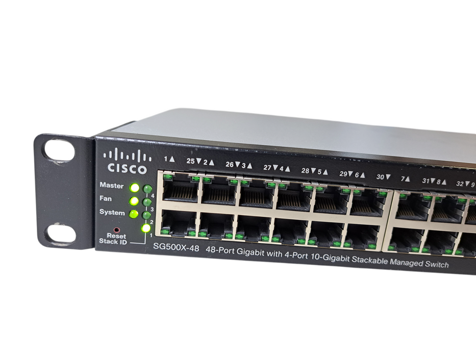 Cisco SG500X-48-K9 V02 | 48-Port Gigabit with 4-Port 10-Gigabit Managed Switch