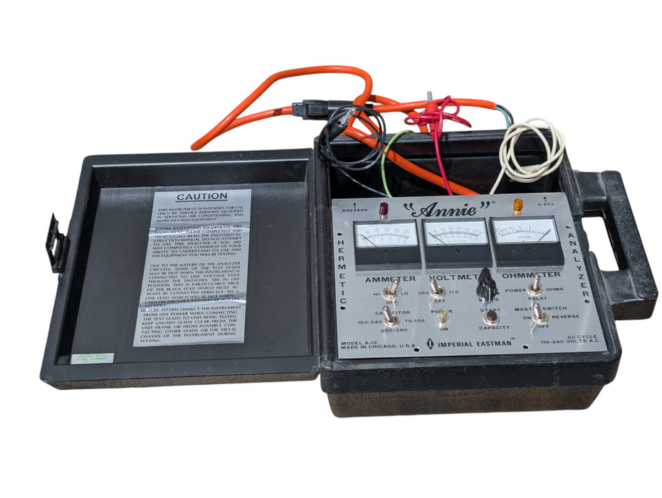 Imperial Eastman Annie Model A-12 Hermetic Unit and Component Analyzer