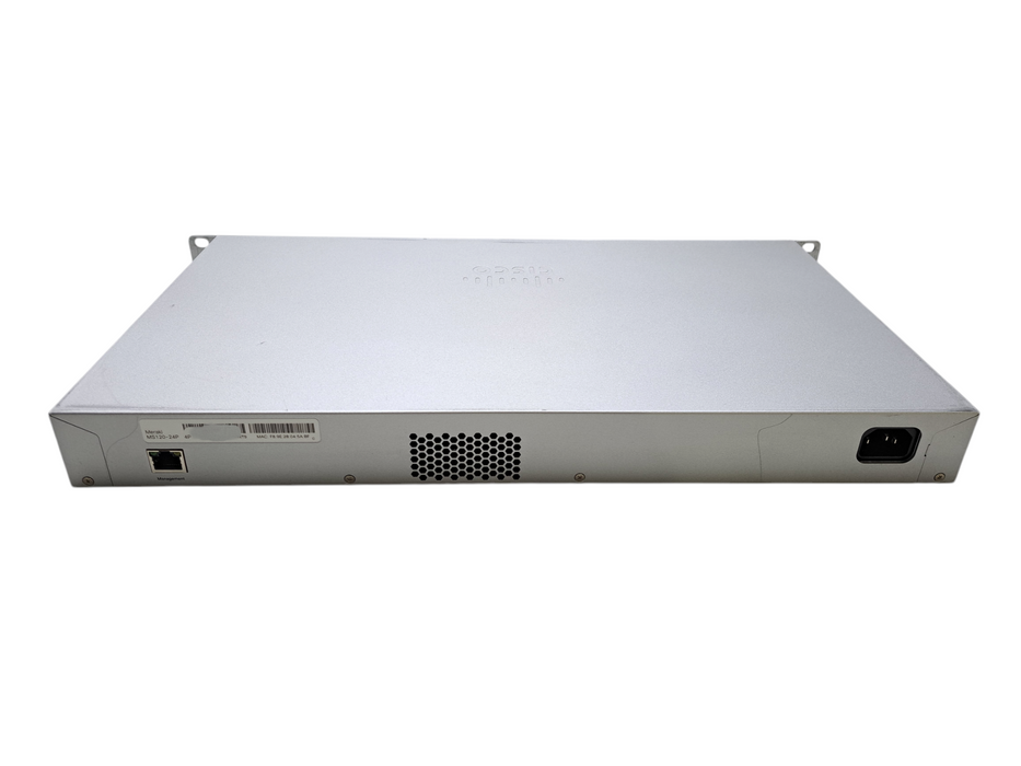 Cisco Meraki MS120-24P-HW | 24-Port 1GB PoE RJ-45, 4x 1GB SFP Unclaimed Switch