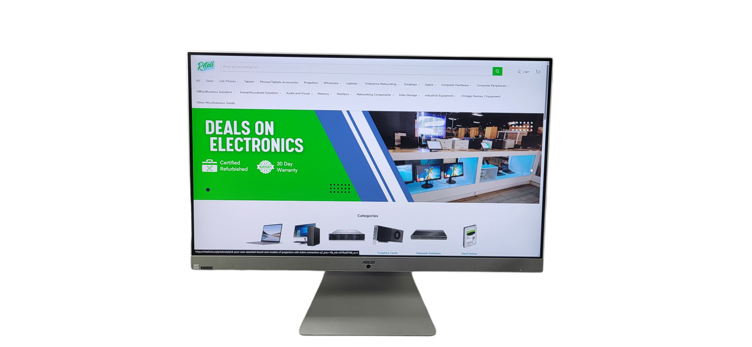 ASUS M3700WU All-in-One PC |Ryzen 5 5500U, 16GB DDR4 RAM, 1.2TB,  27” Touch W/ A