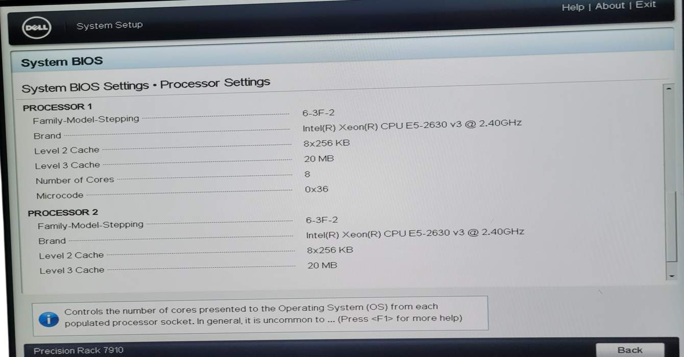 Dell Precision Rack 7910 | 2x Xeon E5-2630 v3 2.40GHz 32GB DDR4 | NO HDD