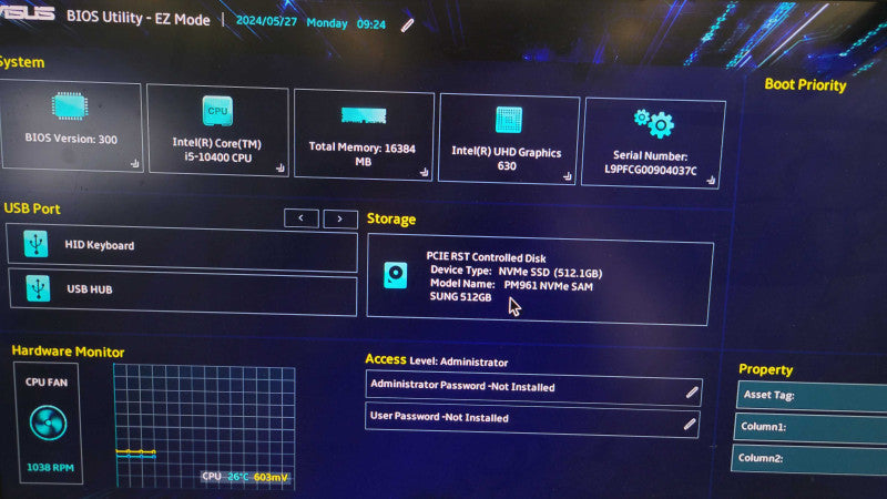 ASUS ExpertCentre - Core i5-10400 | 16GB RAM | 512GB NVMe | WiFi %