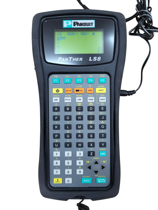 Panduit PanTher LS8 Handheld Thermal Label Printer USB w/ AC, Case