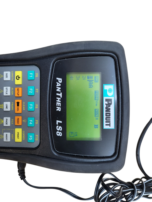 Panduit PanTher LS8 Handheld Thermal Label Printer USB w/ AC, Case