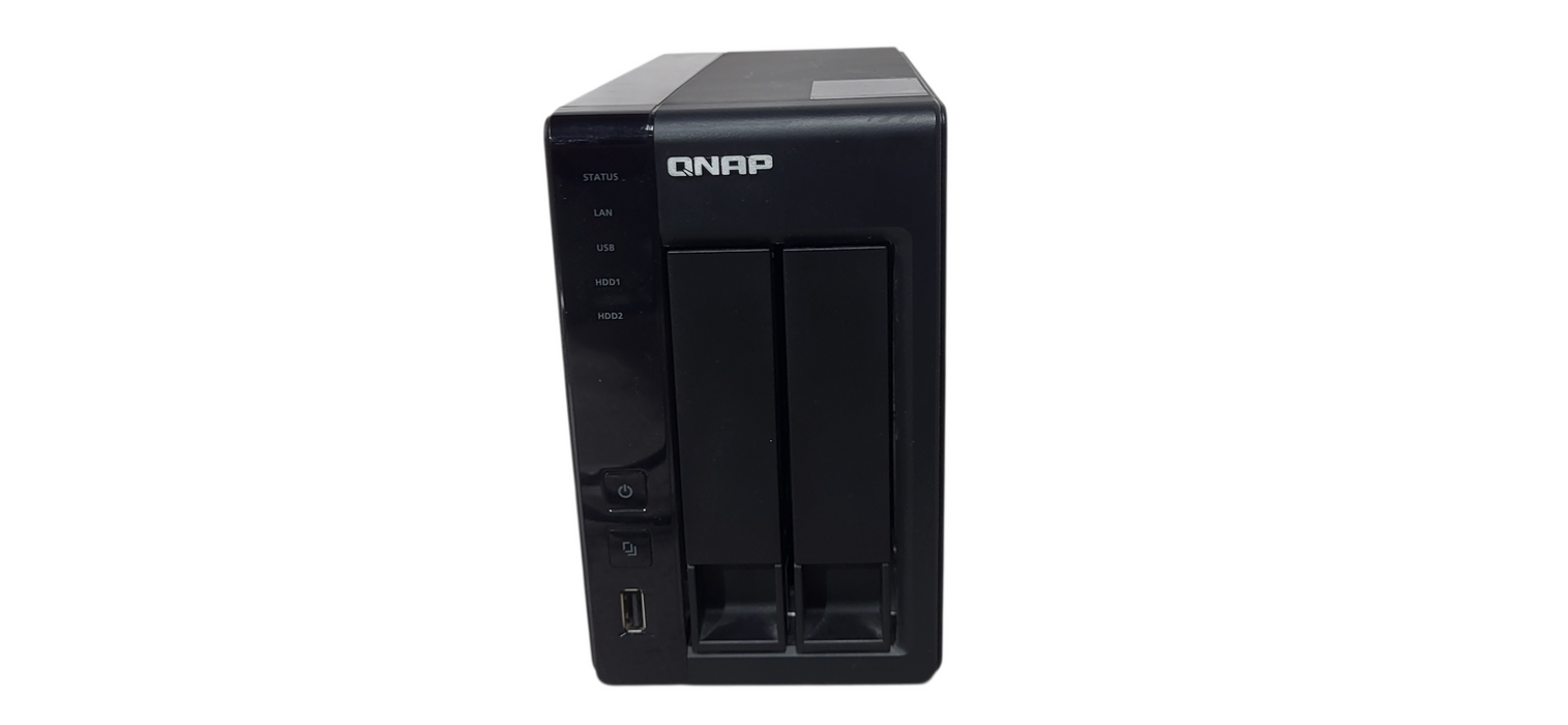 Qnap TS-219P II 2-Bay All In One Network Attached Storage W/ 2x 2TB HDD | READ