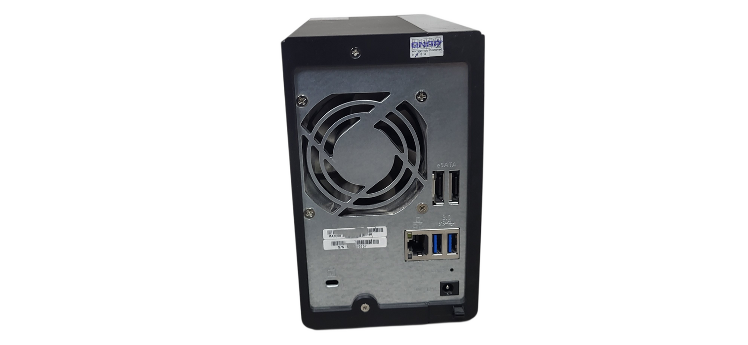 Qnap TS-219P II 2-Bay All In One Network Attached Storage W/ 2x 2TB HDD | READ