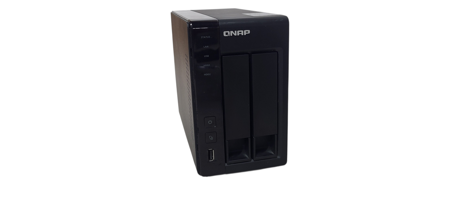 Qnap TS-219P II 2-Bay All In One Network Attached Storage W/ 2x 2TB HDD | READ