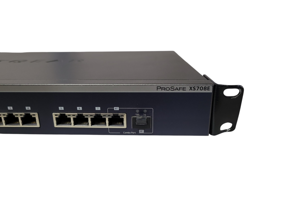 Netgear XS708E | 8-Port 10-Gigabit Prosafe Plus Ethernet Switch
