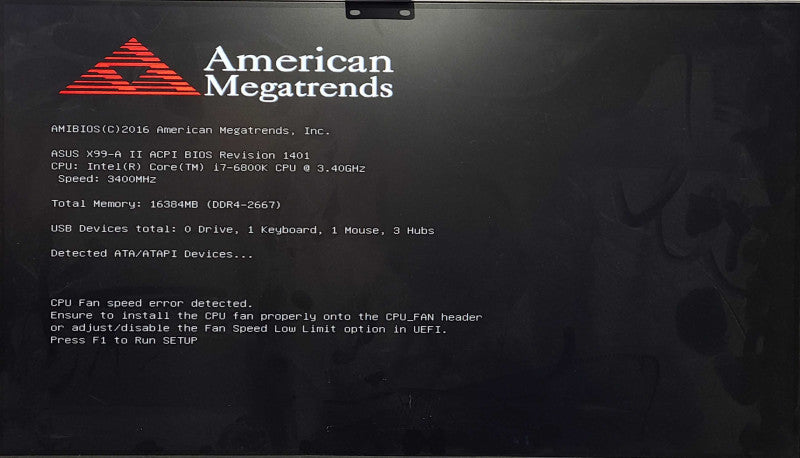 Custom PC/ASUS X99-A II, i7-6800K 3.40GHz, 16GB DDR4, 256GB Nvme, READ