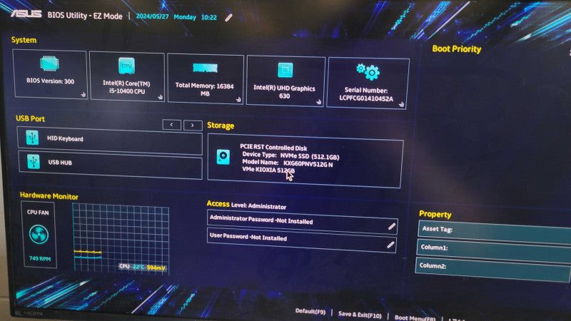 ASUS ExpertCentre - Core i5-10400 | 16GB RAM | WiFi | 512GB NVMe Q%