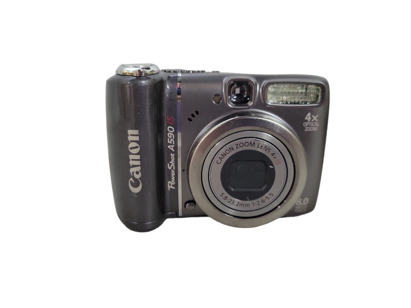 Canon PowerShot A590 IS 8.0MP Compact Digital Camera Silver !