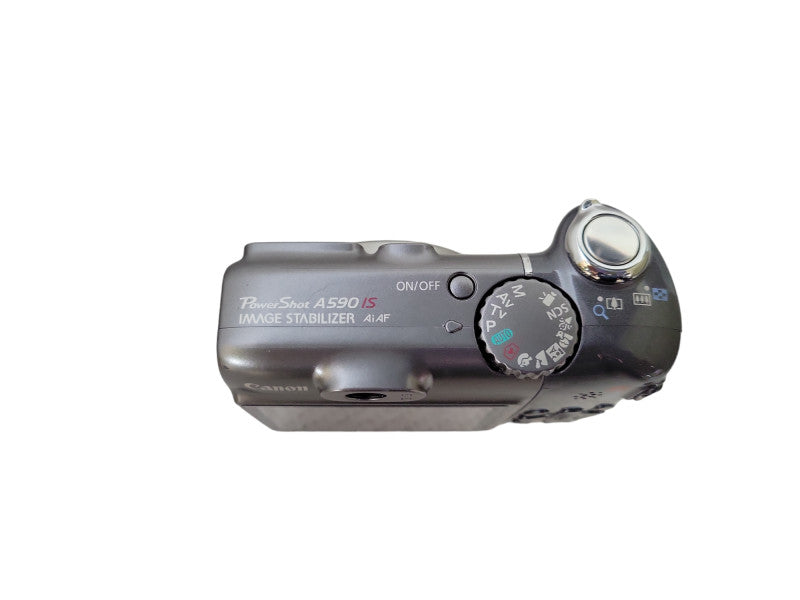 Canon PowerShot A590 IS 8.0MP Compact Digital Camera Silver !
