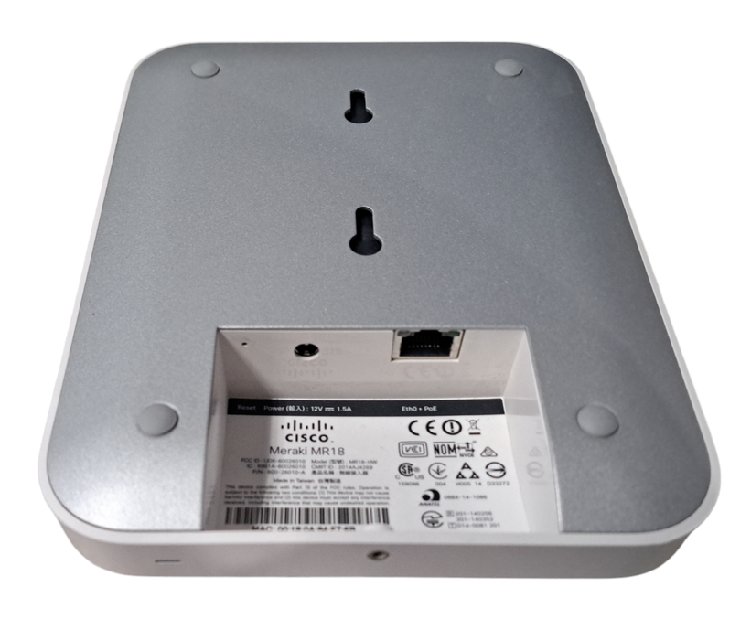 Cisco Meraki MR18-HW Dual-Band Cloud Wireless Access Point