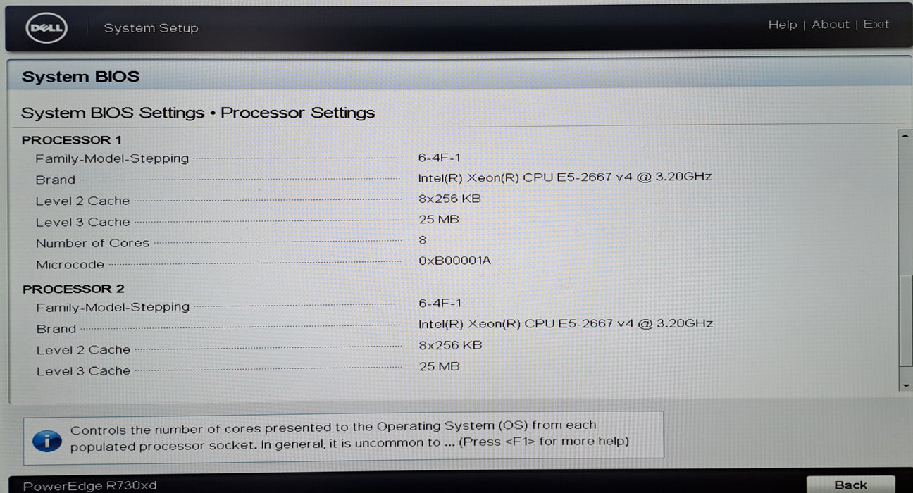 Dell PowerEdge R730xd 24x 2.5" | 2x Xeon E5-2667 v4, 32GB DDR4, H730P Mini