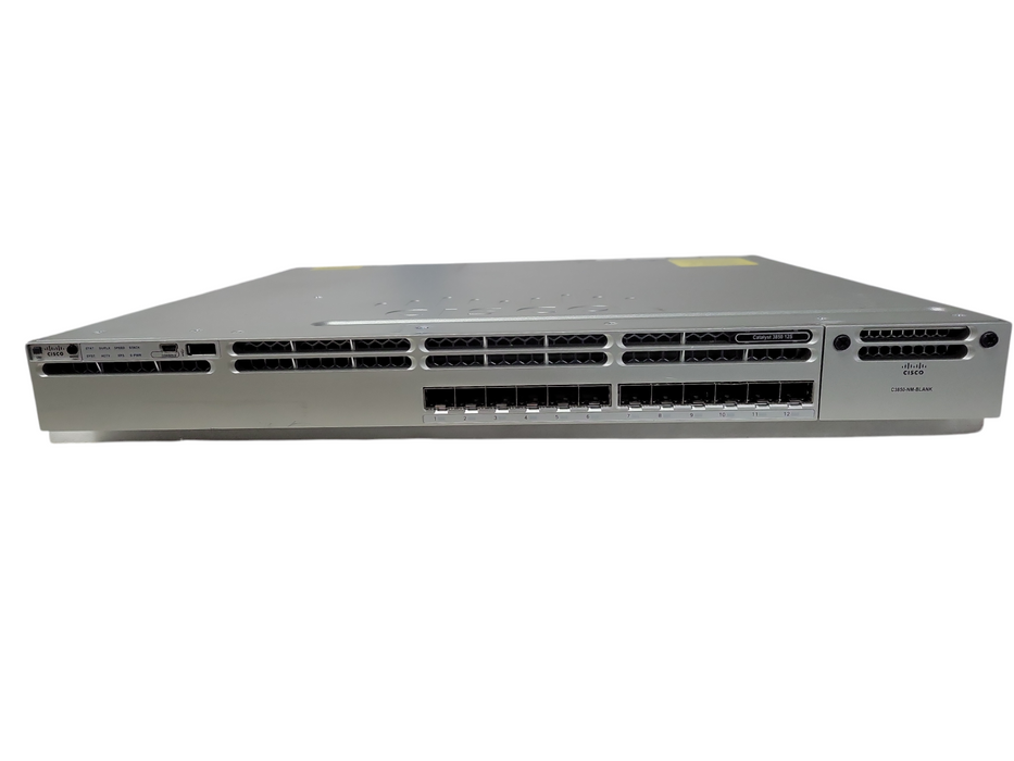 Cisco WS-C3850-12S-S 12 Port SFP 3850 Switch 1x PSU