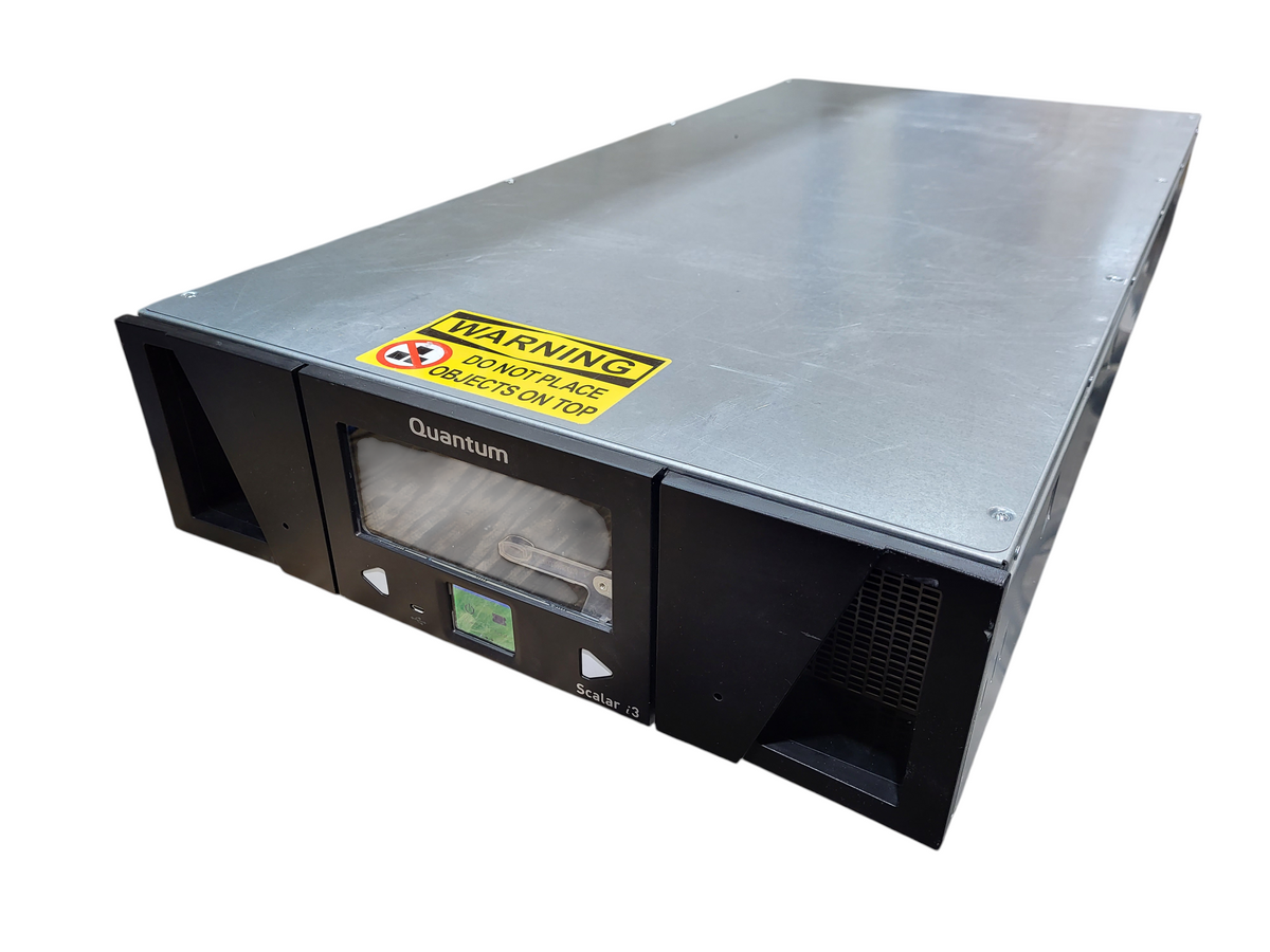 Quantum Scalar i3 Tape Library w/ 2x IBM LTO-7 HH Tape Drive