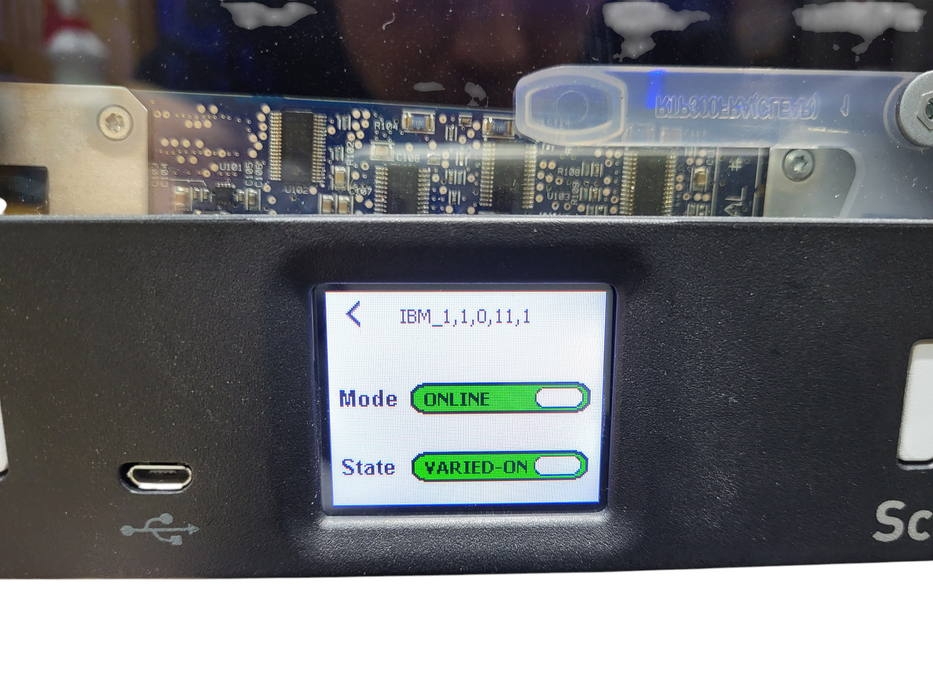 Quantum Scalar i3 Tape Library w/ 2x IBM LTO-7 HH Tape Drive  38L7175