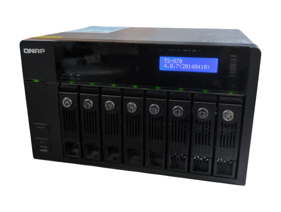 QNAP TS-870 8-Bay NAS w/ 8x2TB HDDs
