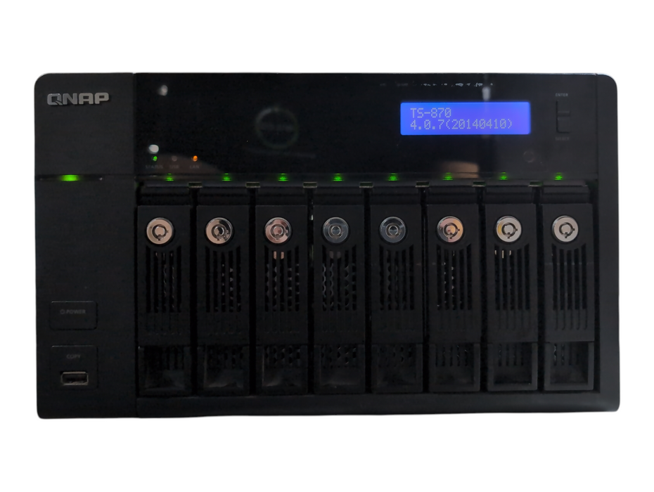 QNAP TS-870 8-Bay NAS w/ 8x2TB HDDs