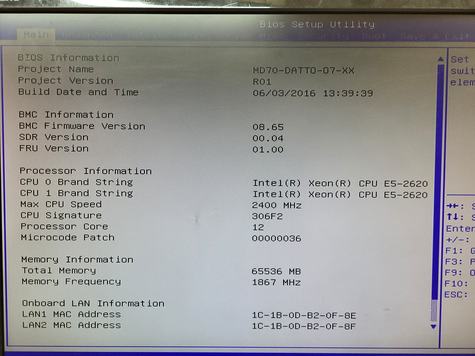 Datto SIRIS 3 S3E12000 12-LFF 2-SFF 2x E5-2620v3 2.4GHz 64GB RAM