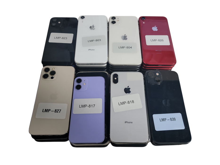Lot of 40x Apple iPhone's [A19xx - A26xx | B Condition][LMP-22]