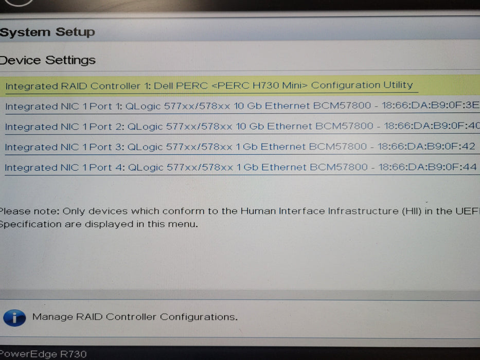 Dell PowerEdge R730 16x 2.5" - 2x Xeon E5-2667 v4 16GB DDR4 PERC H730 Mini