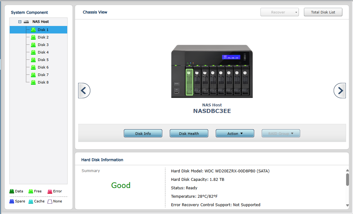 QNAP TS-870 8-Bay NAS w/ 8x2TB HDDs