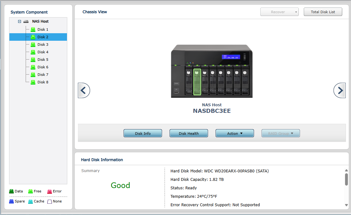 QNAP TS-870 8-Bay NAS w/ 8x2TB HDDs