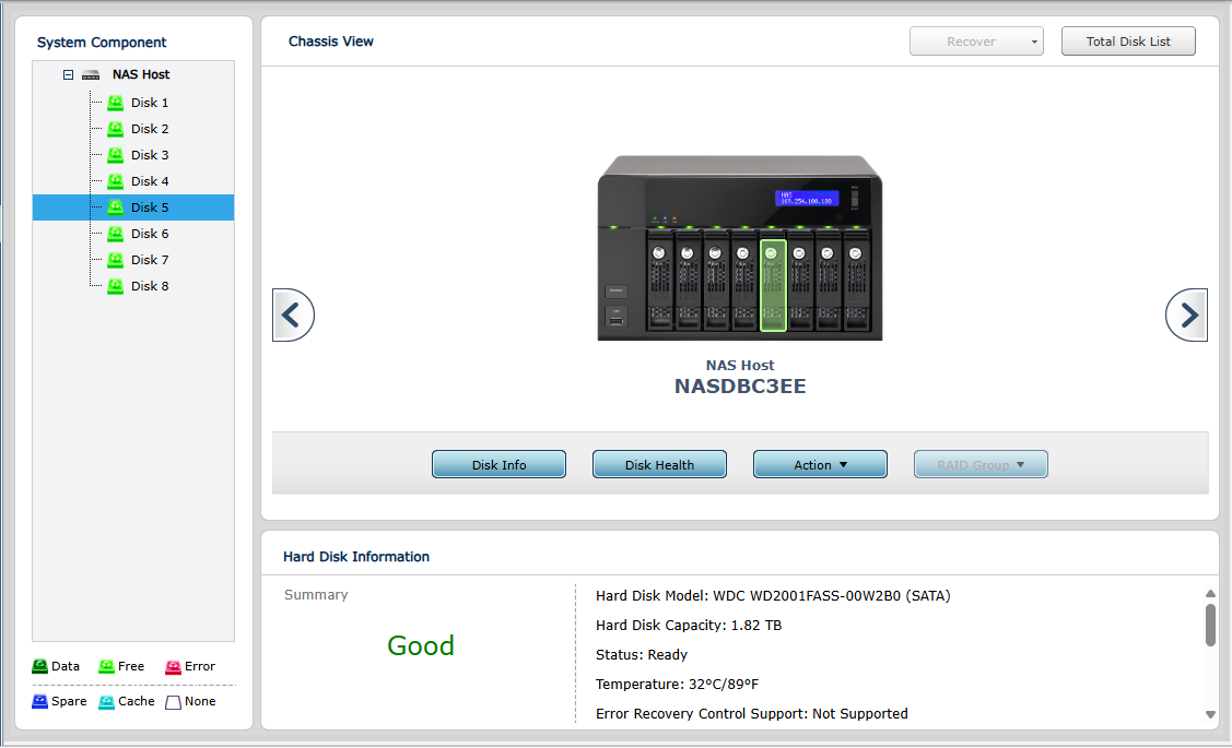 QNAP TS-870 8-Bay NAS w/ 8x2TB HDDs